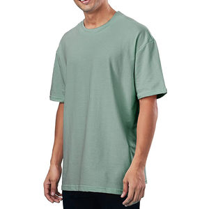 เสื้อยืดผู้ชายสั่งทำขายส่ง ไซส์ใหญ่พิเศษ สีดำ Mineral Wash คุณภาพสูง พิมพ์ลายหนาแน่น - Product Image 3