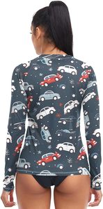 เสื้อรัดรูปสำหรับเล่นกีฬาสำหรับผู้หญิง ป้องกันแสงแดด UPF - Product Image 4