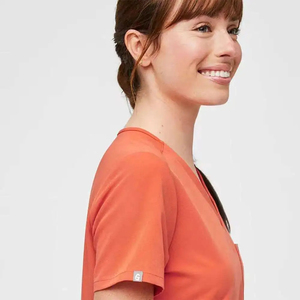 New V-Neck Woven Microfiber Surgery Room Nurse <b>Set</b> Hospital Nursing Uniform Women Work <b>Scrub</b> Suit High Quality Clothes <b>Scrub</b> <b>Set</b> - Product Image 5