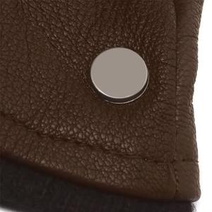 Guantes de Cuero con Pantalla Táctil para Hombre, Casuales de Verano, Transpirables, Ecológicos, Ajustados, con Forro de Cachemira, Servicio OEM - Product Image 3