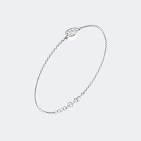 Bracelet classique en or jaune pour femme, serti de diamants de laboratoire taille poire 0,70 carat, couleur E F, pureté VVS2