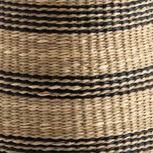 Panier de pique-nique rond en jonc de mer Vietrustic, tendance du moment, fait main, écologique, multifonctionnel, pour la maison et le rangement du linge - Product Image 4