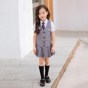 Dernière collection printemps-été : Uniforme scolaire tissé OEM pour élèves du primaire avec logo personnalisé - Product Image 4