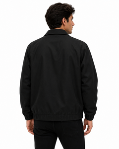 Fashionable Simple <b>Men's</b> <b>Long</b> Casual Front Logo Breathable Eco-Friendly Versatile Regular Sleeve Loose Autumn Knitted <b>Jacket</b> - Product Image 5