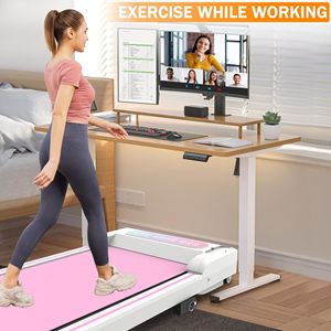 Tapis Roulant Portatile Sotto Scrivania con Inclinazione, Macchina per Camminata e Jogging, Pieghevole Manualmente, Telecomando e Display LED - Product Image 5