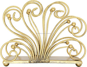 Porte-serviettes en métal de luxe, support de table moderne pour la maison, l'hôtel, le restaurant, design élégant, durable et écologique pour la salle à manger - Product Image 5