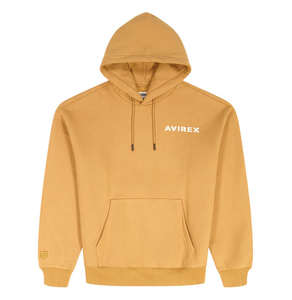 เสื้อฮู้ดผู้ชาย Avirex ผ้าฟลีซสีพื้นลำลอง สั่งทำแบรนด์ส่วนตัว พร้อมผ้าคุณภาพพรีเมียม - Product Image 1
