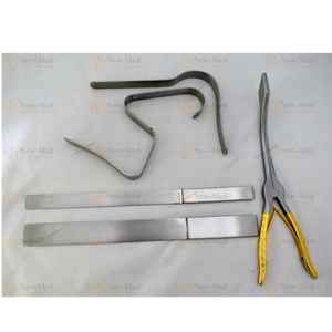 ชุดเครื่องมือผ่าตัดกระดูกและข้อแบบถอดประกอบได้ รุ่นพรีเมียม โกนซาเลซ พร้อมเครื่องมือแยกกล้ามเนื้อสะโพกแบบดั๊กบิล  ชุดสมบูรณ์ ผลิตจากเหล็กกล้าไร้สนิมเกรมีน - Product Image 1