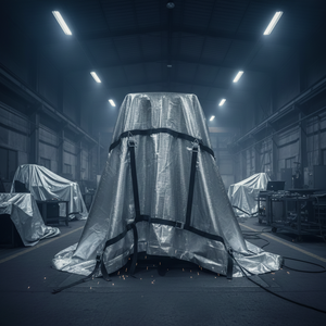 ผ้าคลุมกันน้ำเกรดเชิงพาณิชย์ ผลิตจาก PVC ทนทานทุกสภาพอากาศ สำหรับโรงงาน อุตสาหกรรม และการใช้งานกลางแจ้ง - Product Image 4