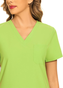 Ensembles d'uniformes médicaux pour femmes, pantalons de jogging et blouses à manches courtes, extensibles et ajustés, pour hôpitaux et infirmières, vente en gros - Product Image 5
