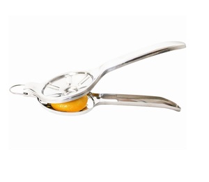 Exprimidor de cítricos de acero inoxidable, perfecto para exprimir limones, limas y naranjas pequeñas con facilidad. - Product Image 1