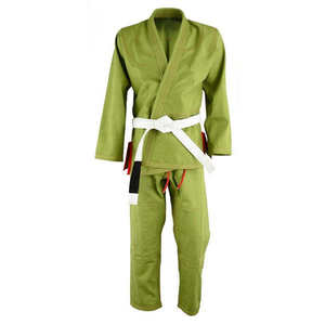 Unisex BJJ Kimono 100% Cotton Martial Arts Gi Stretch Washed Front Lightweight Breathable Quick Dry Training Suit OEM Custom - Product Image 2