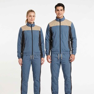 Ensemble de survêtement coupe-vent tissé unisexe personnalisé de haute qualité, coupe décontractée, respirant, séchage rapide, 100 % coton, teint en pièce, sans couture - Product Image 5