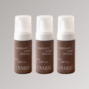 น้ำยาล้างจุดซ่อนเร้นสำหรับผู้หญิง OVMENT Korean K-Beauty Ovement Inner Mate Wash Special 100 มล. ผลิตในเกาหลี สีเหลือง ยี่ห้อ Yoni - Product Image 6