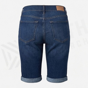 Shorts en jean respirants sur mesure pour femmes, style streetwear d'été, décontractés et tendance, couleur personnalisable, haute qualité - Product Image 2
