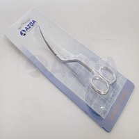Ciseaux de broderie DIY à double courbure de 6 pouces en acier inoxydable à bord dentelé pour la couture à la machine, l'artisanat et la coupe nette des fils