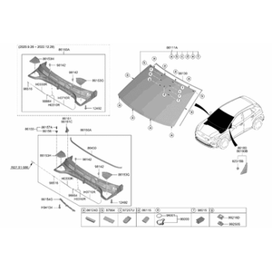 Repuestos y Accesorios para Autos y Camionetas Kona, Lado Izquierdo 86153J9000 - Product Image 2