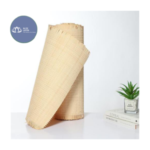 Malla de Mimbre Tejida a Mano, Diseño de Loto Azul, Tejido Diagonal, MÁS VENDIDO - Product Image 1