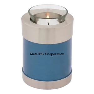 Wholesale Price Child <b>Keepsake</b> <b>Ashes</b> Tealight Cremation Urn Memorial Cylinder Tube Shape Memorial Urns Enamel Coated Funeral Urn - Product Image 6