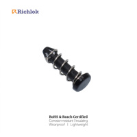 Rivets à ressort en nylon certifiés RoHS REACH, attaches en plastique pour clips de montage de dissipateurs thermiques et ventilateurs de CPU