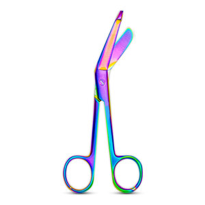 Tijeras para Vendajes Lister, Plateadas, Manuales, con Acabado de Titanio, Tijeras para Trauma EMT de 3.5 Pulgadas, Acero Inoxidable de Grado Médico, Certificación CE - Product Image 2