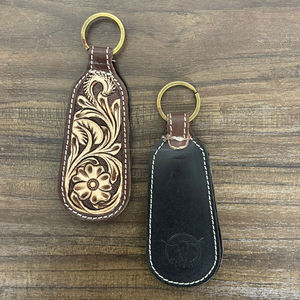 Nouveaux clips à chapeau en cuir travaillé à la main, style western, porte-chapeau fait main avec une forte adhérence, clip sécurisé pour les voyages, le camping, la randonnée et l'usage quotidien - Product Image 6