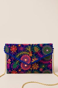 <b>Black</b> Pink Yellow Geometric Beaded Envelope Clutch Bag Seed Bead Evening Purse Party <b>Handbag</b> Wristlet Wallet <b>For</b> Women - Product Image 3