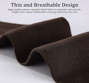 Men Dress <b>Socks</b> Business Casual Solid Pattern Cotton Crew <b>Sock</b> 6 Pairs Durable <b>Waterproof</b> Cushioned Work <b>Socks</b> for Men Boys - Product Image 3