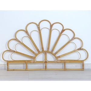 Wholesale Price Bohemian Plant Rattan <b>Headboard</b> Wall Hanging Decoration Handmade Flower Shape Multi-Functional - Product Image 5