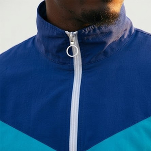 Reflective Zip up Nylon Two Piece Windbreaker <b>Short</b> <b>Sets</b> Wholesale Lightweight Windbreaker Jacket <b>And</b> <b>Shorts</b> In Bulk Quantity - Product Image 4