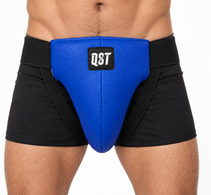 Boxing <b>Groin</b> Guard for Men Premium Pu Leather <b>Groin</b> <b>Protector</b> Cup with Elastic Straps for MMA Muay Thai Kickboxing Karate - Product Image 6