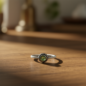 2.4 Grams Fine <b>Peridot</b> <b>Ring</b> - Product Image 3