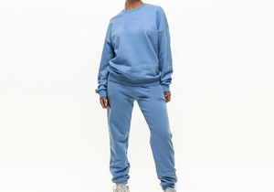 Low MOQ Hoodie Set French Terry Fabric Women Hoodie and Joggers Custom Embroidery Available - Product Image 5