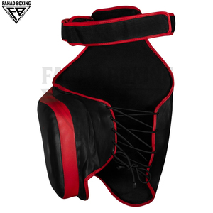 Dual Color Premium Quality New Customized Made High Performance Kickboxing <b>Thigh</b> <b>Pads</b> Adjustable Straps Martial Arts Gear - Product Image 3
