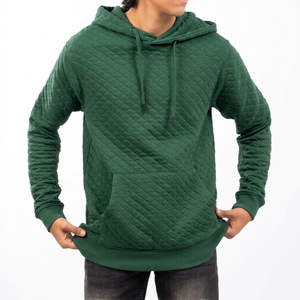 Sweat à capuche personnalisé imprimé dinosaure pour homme, 100 % coton, couleur contrastante, style universitaire, fermeture éclair intégrale, streetwear automne - Product Image 4