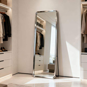 Full Body Floor Mirror Wall Mounted <b>Metal</b> <b>Frame</b> Full Length Dressing Mirror - Product Image 6