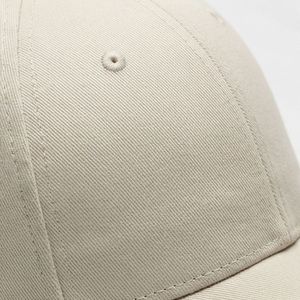 Casquette de baseball unie crème, style sport, estivale et respirante, à motif, universelle, populaire, élégante, pour femme HQ - Product Image 5