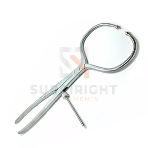 Pinzas de reducción para el cuerno tibial de acero inoxidable, fórceps óseos, instrumento quirúrgico ortopédico, abrazadera de reposición de tibia, Blush Surgical CE - Product Image 3