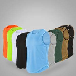 Débardeur Homme Personnalisé en Tricot Spandex Polyester avec Ourlet Courbé, Coupe Musclée, Sans Manches, pour Entraînement et Gym - Product Image 5