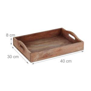Plateau en bois de qualité supérieure, best-seller, durable, écologique, pour servir, décoratif, pour la maison, la cuisine, design et style - Product Image 3