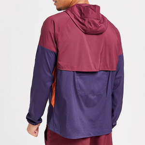 Summer Training Streetwear Heavyweight Hooded Solid Eco-Friendly Reversible Jogging Sports Gym Breathable Windbreaker Tracksuit - Product Image 4