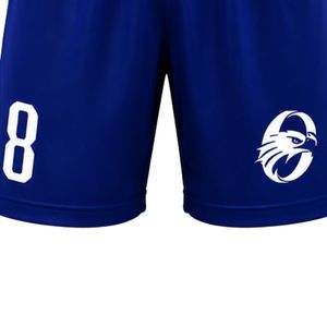ชุดแฮนด์บอลสีน้ำเงินกรมท่าสำหรับผู้ชาย เสื้อเจอร์ซีย์และกางเกงขาสั้น ชุดทีมกีฬาน้ำหนักเบา ระบายอากาศได้ดี เหมาะสำหรับการฝึกซ้อมและการแข่งขัน - Product Image 5