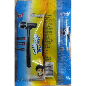 Gillette Guard 3 <b>Men</b> Grooming <b>Razor</b> With Innovative Safety Blade Technology <b>For</b> Smooth And Controlled Shaving Experience - Product Image 3