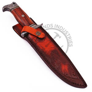 Couteau Bowie professionnel en acier Damas, neuf, sur mesure, couteau de survie pour le camping, lame fixe ultra-affûtée, couteau de chasse en plein air - Product Image 5