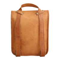 Nouveau personnalisé en cuir de chèvre véritable grand sac à dos Vintage pour hommes en cuir pleine fleur sac de sport de voyage sac à dos sac à dos