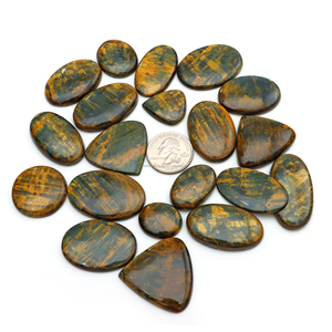 Cabujones Sueltos de Nellite Pietersite Natural Certificados por Terceros, Corte Ovalado, 20-45mm, para Fabricación de Joyería, Venta al Por Mayor - Product Image 5