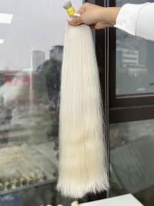 Extensiones de Cabello Humano 100% Naturales, Onduladas y Lisas # Ombre # Cabello Blanco de Alta Calidad a Precio de Mayoreo - Product Image 2