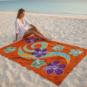 Beach <b>Sarong</b> <b>Wrap</b> for Women Soft Breathable Cotton Pareo Skirt Multi Style Swim Cover Up Quick Dry Summer Vacation Bikini Cover - Product Image 6