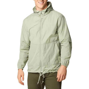 Men's <b>Hooded</b> Winter <b>Rain</b> <b>Jacket</b> Waterproof 100% Polyester Soft Fabric Casual Everyday Wear with Front Logo - Product Image 1