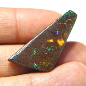 Ópalo de Boulder Australiano Cabujón Sólido, Ópalo Natural de Boulder Australiano Pulido Suelto para Joyería - Product Image 3